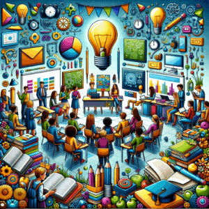 문장을 완성하는 최선의 표현 선택 퀴즈 – AI Quiz Theme Image